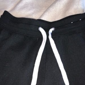 Slim fit black joggers